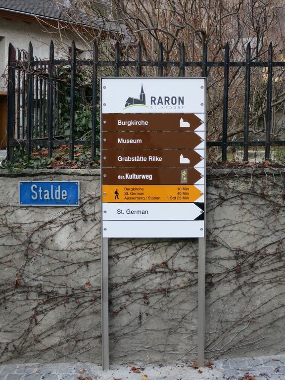 Apartment Rilkedorf Raron Dış mekan fotoğraf